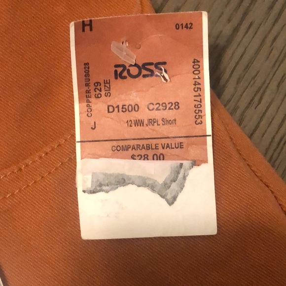 NWT Thread Market Plus High Waisted Shorts in Pumpkin - Picture 6 of 6